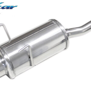 INOX CAR - POSTERIORE CON USCITA SINGOLA DIAM. 102 FIAT PANDA 1.4 16V 100HP 100CV 2006