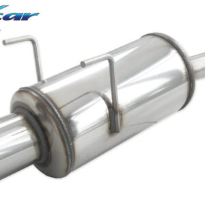 INOX CAR - POSTERIORE CON USCITA SINGOLA DIAM. 90 RALLY FIAT PANDA 1.4 16V 100HP 100CV 2006