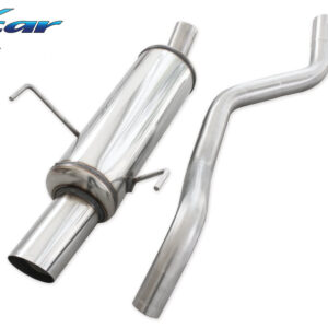 INOX CAR - POSTERIORE CON USCITA SINGOLA DIAM. 90 RALLY FIAT PUNTO 188 1.8 16V HGT 131CV 99-03
