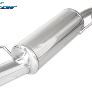 INOX CAR - POSTERIORE CON USCITA SINGOLA DIAM. 90 X-RACE FIAT GRANDE PUNTO 199 1.2 65CV 2006