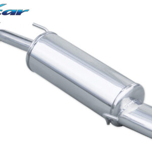 INOX CAR - POSTERIORE CON USCITA SINGOLA OVALE FIAT GRANDE PUNTO 199 1.2 65CV 2006
