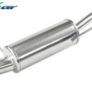 INOX CAR - POSTERIORE CON USCITA SINGOLA DIAM. 80 FIAT GRANDE PUNTO 199 1.4 TURBO T-JET 120CV