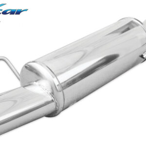 INOX CAR - POSTERIORE CON USCITA SINGOLA OVALE FIAT GRANDE PUNTO 199 1.4 TURBO T-JET 120CV