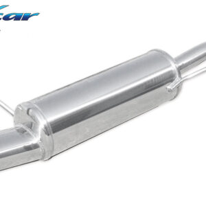 INOX CAR - POSTERIORE CON USCITA SINGOLA OVALE FIAT GRANDE PUNTO 199 1.9 16V MJET 120CV 2005