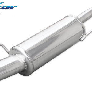 INOX CAR - POSTERIORE CON USCITA OVALE FIAT PUNTO EVO 1.4 77CV 2009