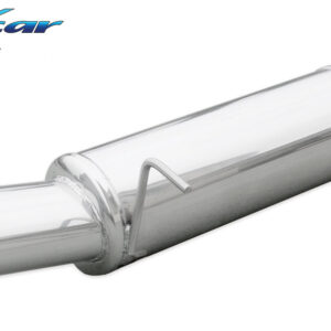 INOX CAR - POSTERIORE CON USCITA SINGOLA OVALE FORD FIESTA MK5 1.4 TDCI 68CV 2002
