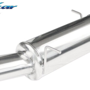 INOX CAR - POSTERIORE CON USCITA SINGOLA OVALE FORD FIESTA MK6 1.4 16V 96CV 2008