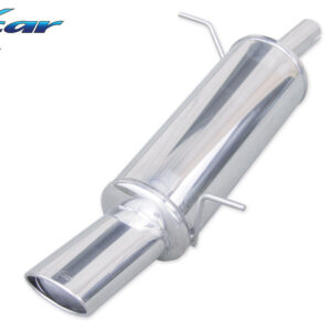 INOX CAR - POSTERIORE CON USCITA SINGOLA OVALE FORD FIESTA MK6 1.6 16V 120CV 2009