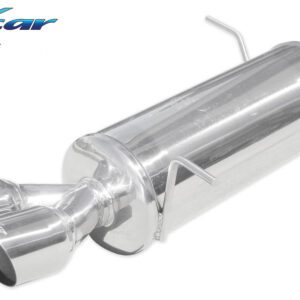 INOX CAR - POSTERIORE CON USCITA 2 X DIAM.80 RACING FORD FIESTA MK6 1.6 16V 120CV 2009