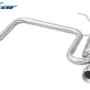 INOX CAR - POSTERIORE DUPLEX CON USCITA SINGOLA DIAM.102 FORD FIESTA MK6 1.6 16V 120CV 2009