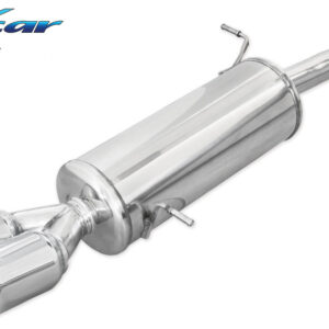 INOX CAR - POSTERIORE CON USCITA 2 X DIAM.80 FIESTA MK7 ST 200 1.6 200CV 2013