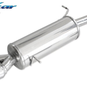 INOX CAR - POSTERIORE CON USCITA 2 X DIAM.80 X-RACE FIESTA MK7 ST 200 1.6 200CV 2013
