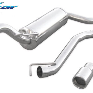 INOX CAR - POSTERIORE CON USCITA SINGOLA DIAM.80 FORD FOCUS MK1 2.0 16V 130CV 99-04