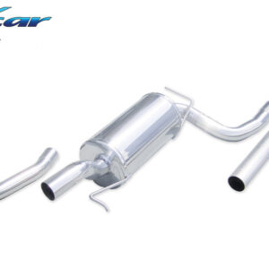 INOX CAR - TUBO CENTRALE DIRETTO + POSTERIORE CON SINGOLA USCITA DIAM.102 FORD FOCUS MK1 RS 2.0 16V TURBO 215V 2003