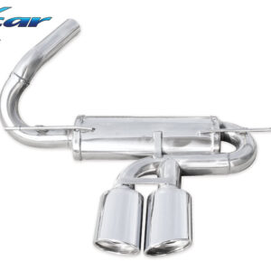 INOX CAR - POSTERIORE CON USCITA 2 X 120x80 OBLIQUO FORD FOCUS MK3 2.0T ST 250CV 2012