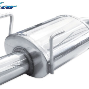 INOX CAR - POSTERIORE CON USCITA SINGOLA DIAM. 90 RALLY HONDA CIVIC TYPE-R EP3 2.0 (200CV) 2001-2005