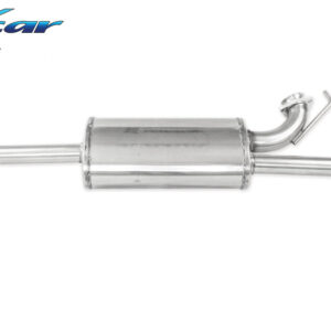 INOX CAR - POSTERIORE DUPLEX CON USCITA SINGOLA DIAM.102 LANCIA DELTA  831 2.0 TURBO INTEGRALE 8V / 16V 1989-1991