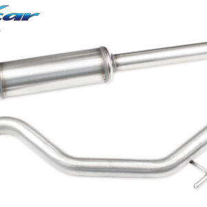 INOX CAR - TUBO CENTRALE CON SILENZIATORE FIAT GRANDE PUNTO 199 1.4 TURBO T-JET 120CV