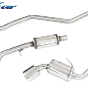 INOX CAR - TUBO CENTRALE CON SILENZIATORE + POSTERIORE CON USCITA OVALE BMW SERIE 1 E87 120D 163CV 2004