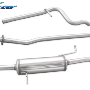 INOX CAR - TUBO CENTRALE DIRETTO + POSTERIORE CITROEN C2 1.6 16V VTS 125CV 2003