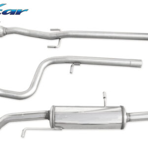 INOX CAR - TUBO CENTRALE DIRETTO + POSTERIORE CITROEN DS3 1.6 16V TURBO 155CV 2010
