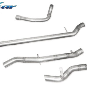 INOX CAR - TUBO SOSTITUZIONE CATALIZZATORE + TUBO CENTRALE DIRETTO + POSTERIORE LANCIA DELTA 2.0 TURBO HF EVOLUZIONE 1992