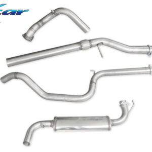 INOX CAR - TUBO SOSTITUZIONE CATALIZZATORE + TUBO CENTRALE DIRETTO + POSTERIORE LANCIA DELTA 2.0 TURBO HF EVOLUZIONE 1992
