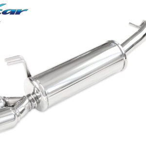 INOX CAR - POSTERIORE CON USCITA 2 x DIAM. 80 RACING FIAT BRAVO 1.9 8V MJET 120CV 2007