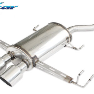 INOX CAR - POSTERIORE CON USCITA CENTRALE 2 X DIAM. 100 RACING HONDA CIVIC FC 1.5 TURBO 182CV 2018-2020
