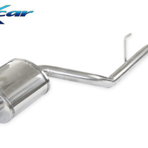 INOX CAR - POSTERIORE CON USCITA OVALE MERCEDES CLASSE SLK (TYPE R170) SLK 200 KOMP 1996- / SLK 230 KOMP 2000