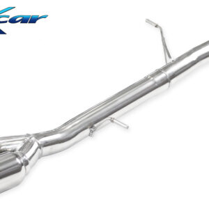 INOX CAR - POSTERIORE SENZA SILENZIATORE CON USCITA 2 X DIAM. 80 RACING FORD FIESTA MK8 ST 1.5 TURBO ECOBOOST (200CV) 2018