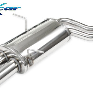 INOX CAR - POSTERIORE CON USCITA 2 X DIAM. 80 RACING BMW SERIE 3 E46 325CI 192CV 1998