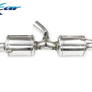 INOX CAR - POSTERIORE 2 SILENZIATORI CON USCITA DIAM. 100 BLACK CERAMIC DX+SX TOYOTA YARIS GR 1.6 261CV 2020