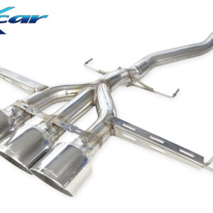 INOX CAR - POSTERIORE SENZA SILENZIATORE CON USCITA CENTRALE 3 X DIAM. 114 RACING HONDA CIVIC TYPE R FK8 2.0I (320CV) 2017