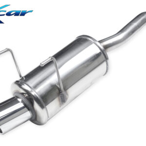 INOX CAR - POSTERIORE CON USCITA SINGOLA DIAM.90 X-RACE FIAT 500 1.3 MJET 75CV 2007