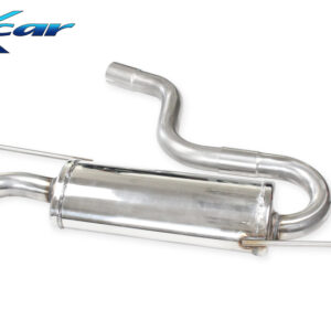 INOX CAR - POSTERIORE CON USCITA 2 X DIAM. 80 RACING AUDI A3 8P 2.0 16V TFSI 200CV 2005