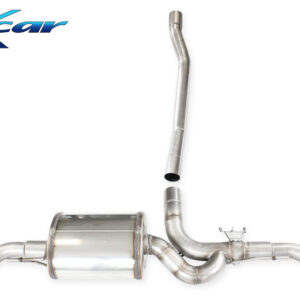 INOX CAR - POSTERIORE SILENZIATO DX+SX + VALVOLA CON MONTAGGIO ELETTRICO DI SERIE MERCEDES CLASSE A220 W177 2.0 190CV 2WD 2018