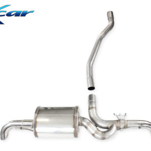 INOX CAR - POSTERIORE SILENZIATO DX+SX + VALVOLA CON MONTAGGIO MOTORINO ELETTRICO DI SERIE MERCEDES CLASSE A250 2.0 224CV 2WD 2018