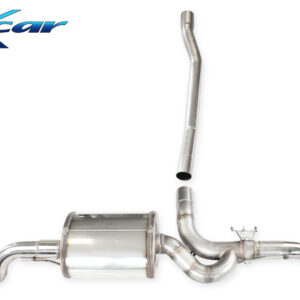 INOX CAR - POSTERIORE SILENZIATO DX+SX + VALVOLA CON MONTAGGIO MOTORINO ELETTRICO DI SERIE MERCEDES CLASSE A250 2.0 224CV 4WD 2018