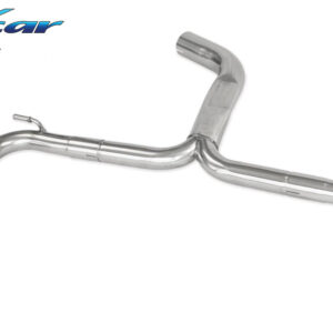 INOX CAR - POSTERIORE SENZA SILENZIATORE CON USCITA DIAM. 102 RACING DX+SX CUPRA LEON 2.0 2445CV 2021