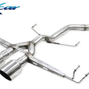 INOX CAR - POSTERIORE SENZA SILENZIATORE CON USCITA CENTRALE 2 C DIAM. 100 RACING HONDA CIVIC FC 1.5 TURBO 182CV RESTYLING 2021