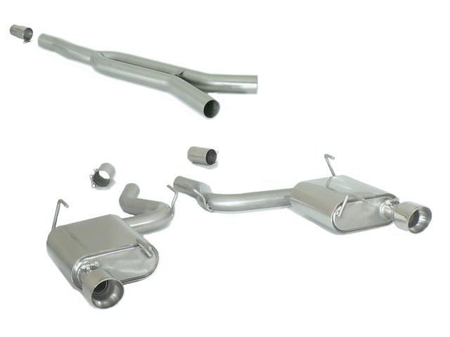 RAGAZZON - CENTRALE NON SILENZIATO + TERMINALE – FORD MUSTANG MK6 – CABRIO 2.3i ECOBOOST (233 / 213kW) 2015>2020