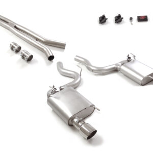 RAGAZZON - CENTRALE NON SILENZIATO + TERMINALE – FORD MUSTANG MK6 – COUPE' 5.0 V8 GT (310kW) ø76mm 2015>2017
