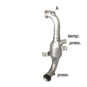 RAGAZZON - DOWNPIPE KAT + ELIMINAZIONE FAP - CITROEN C3/DS3 – 1.6HDi - 1.6eHDi (68Kw), C4 e Peugeot 207 1.6HDi (82Kw)