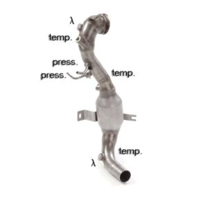 RAGAZZON - DOWNPIPE KAT + ELIMINAZIONE FAP - FIAT 500 312 - 1.3 Multijet (70kW) 2015>