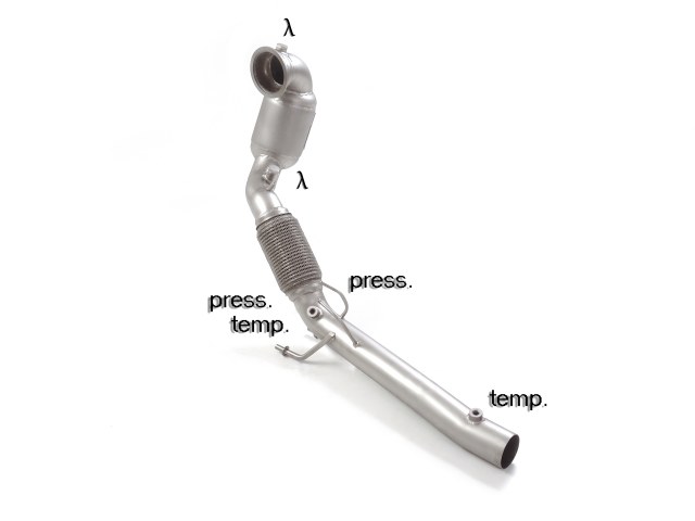 RAGAZZON - DOWNPIPE KAT + ELIMINAZIONE FILTRO OPF/GPF - CUPRA FORMENTOR – VZ 2.0TSI (180kW) 2021>2024