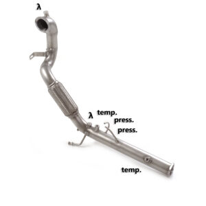 RAGAZZON - DOWNPIPE SKAT + ELIMINAZIONE FAP Cupra Leon 1.4 e-Hybrid (110/150/180kW), Skoda Octavia Mk4 1.4TSI (110/150kW) e VW Golf mk8 1.4 GTE 110/180kW)