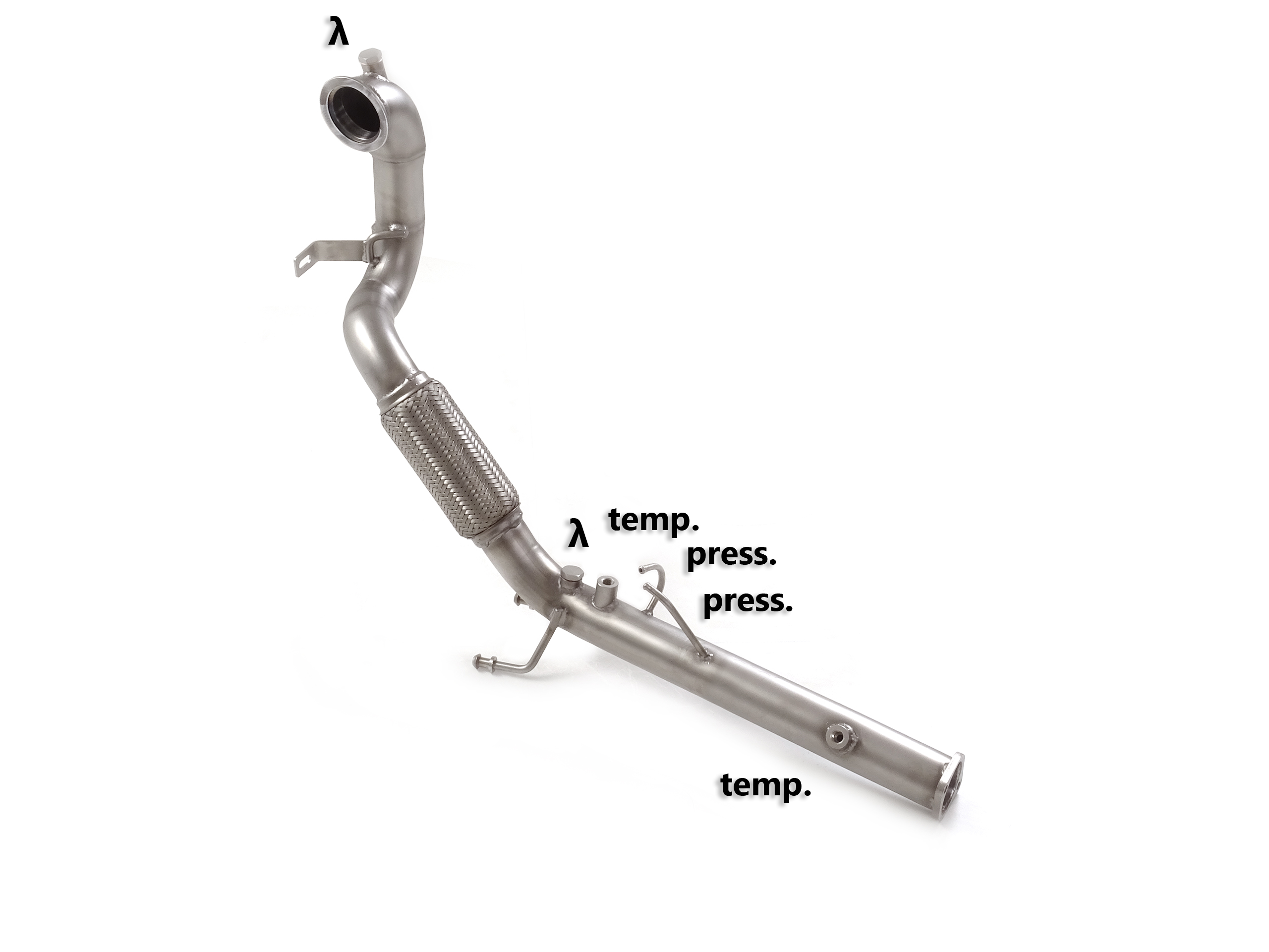 RAGAZZON - DOWNPIPE SKAT + ELIMINAZIONE FAP Cupra Leon 1.4 e-Hybrid (110/150/180kW), Skoda Octavia Mk4 1.4TSI (110/150kW) e VW Golf mk8 1.4 GTE 110/180kW)