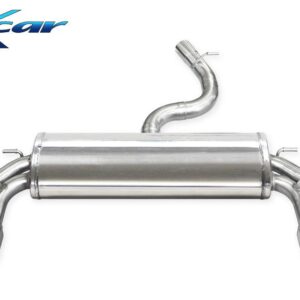INOX CAR - POSTERIORE CON USCITA 2 X DIAM. 80 RACING DX+SX AUDI S3 8V SPORTBACK 2.0 310CV RESTYLING 2019