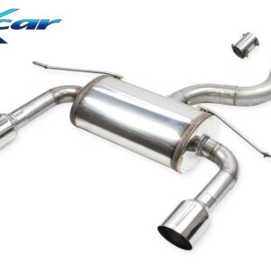 INOX CAR -  TERMINALE SILENZIATO CON USCITA DIAM. 100 RACING DX+SX AUDI TT 8S 45TFSI 2.0  QUATTRO 245CV COUPE 2019